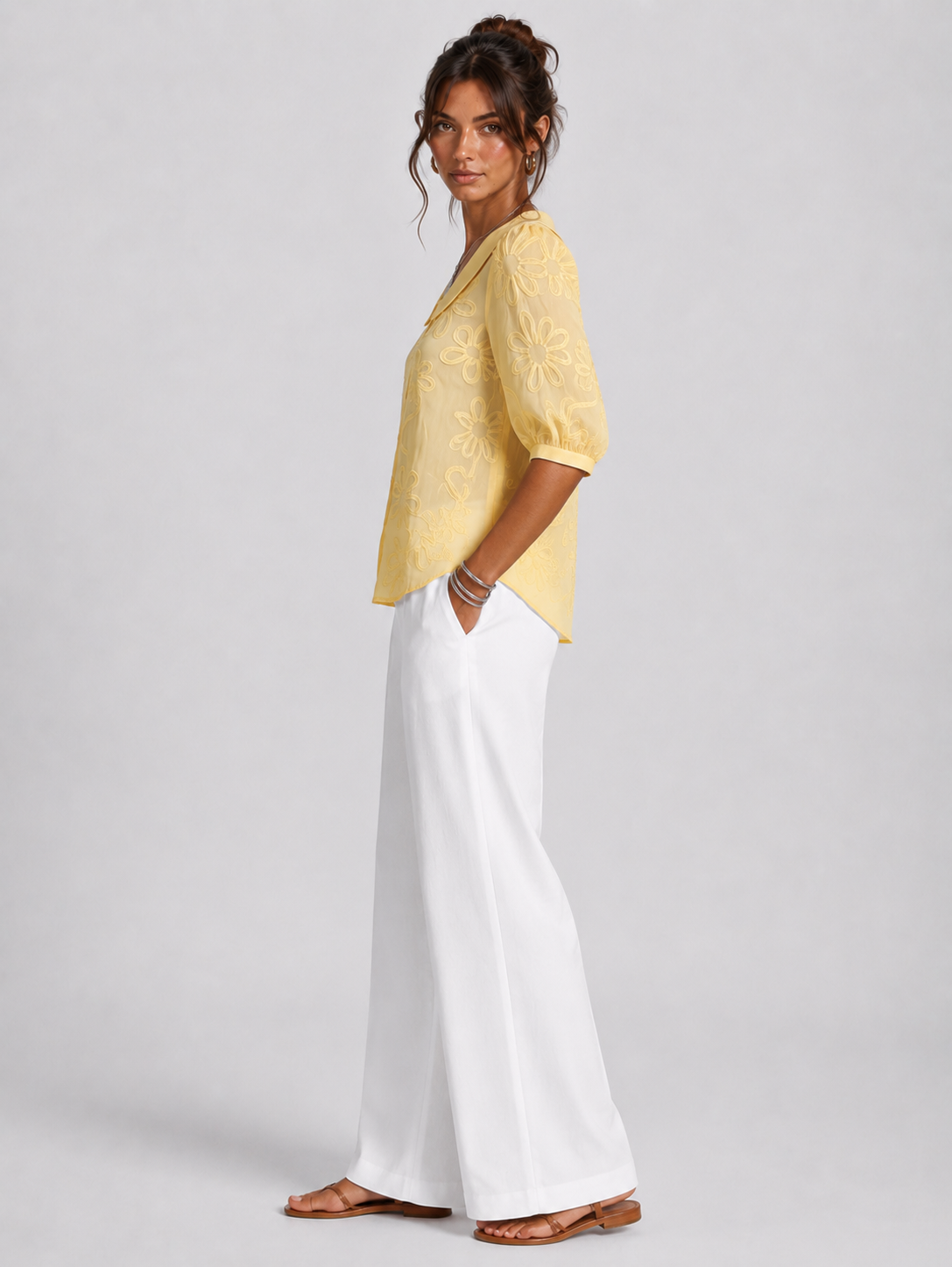 FIORA | BLUSA ELEGANTE CON ESTAMPADO FLORAL