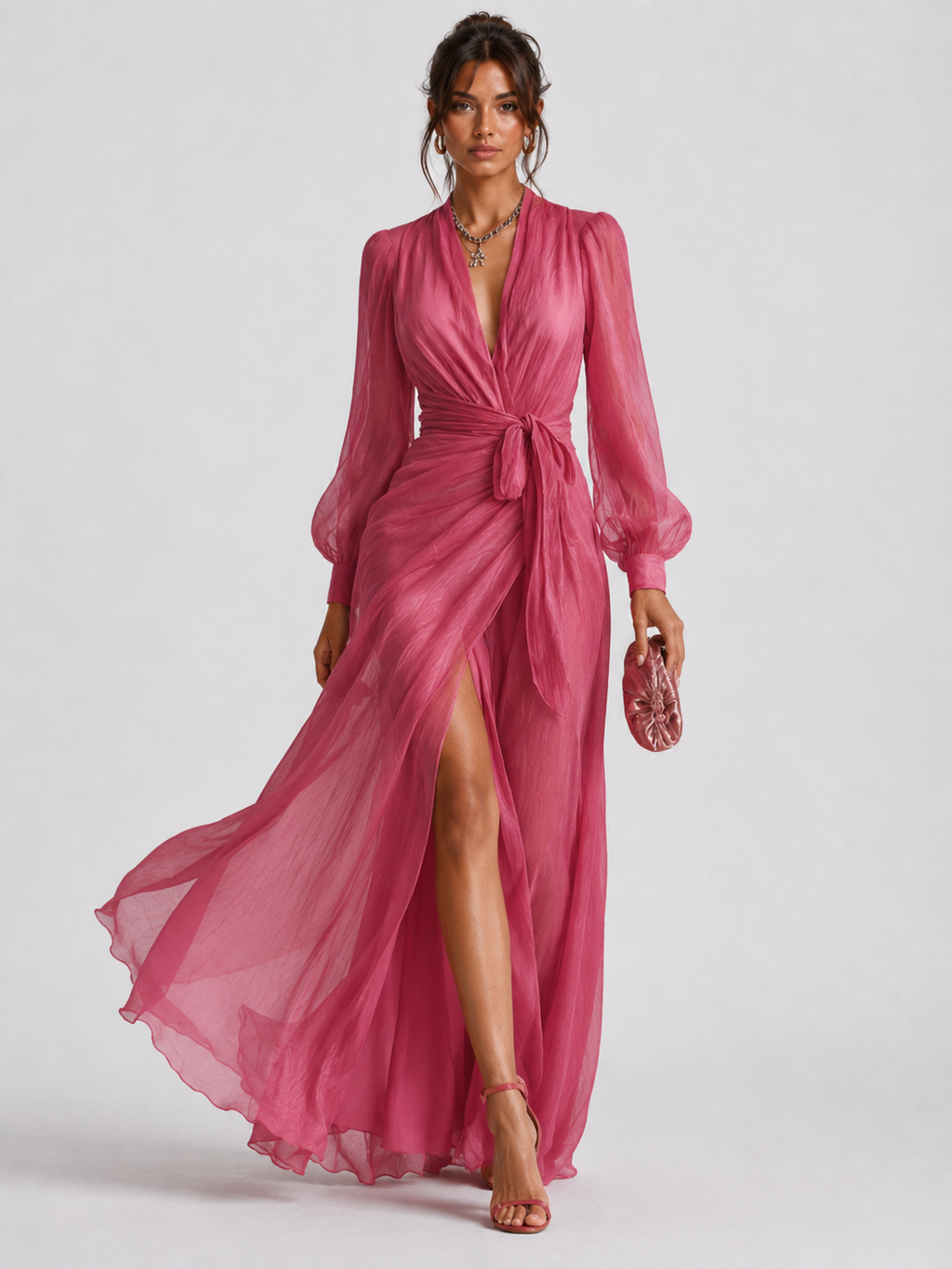 CAMILA | VESTIDO CON ESCOTE EN V