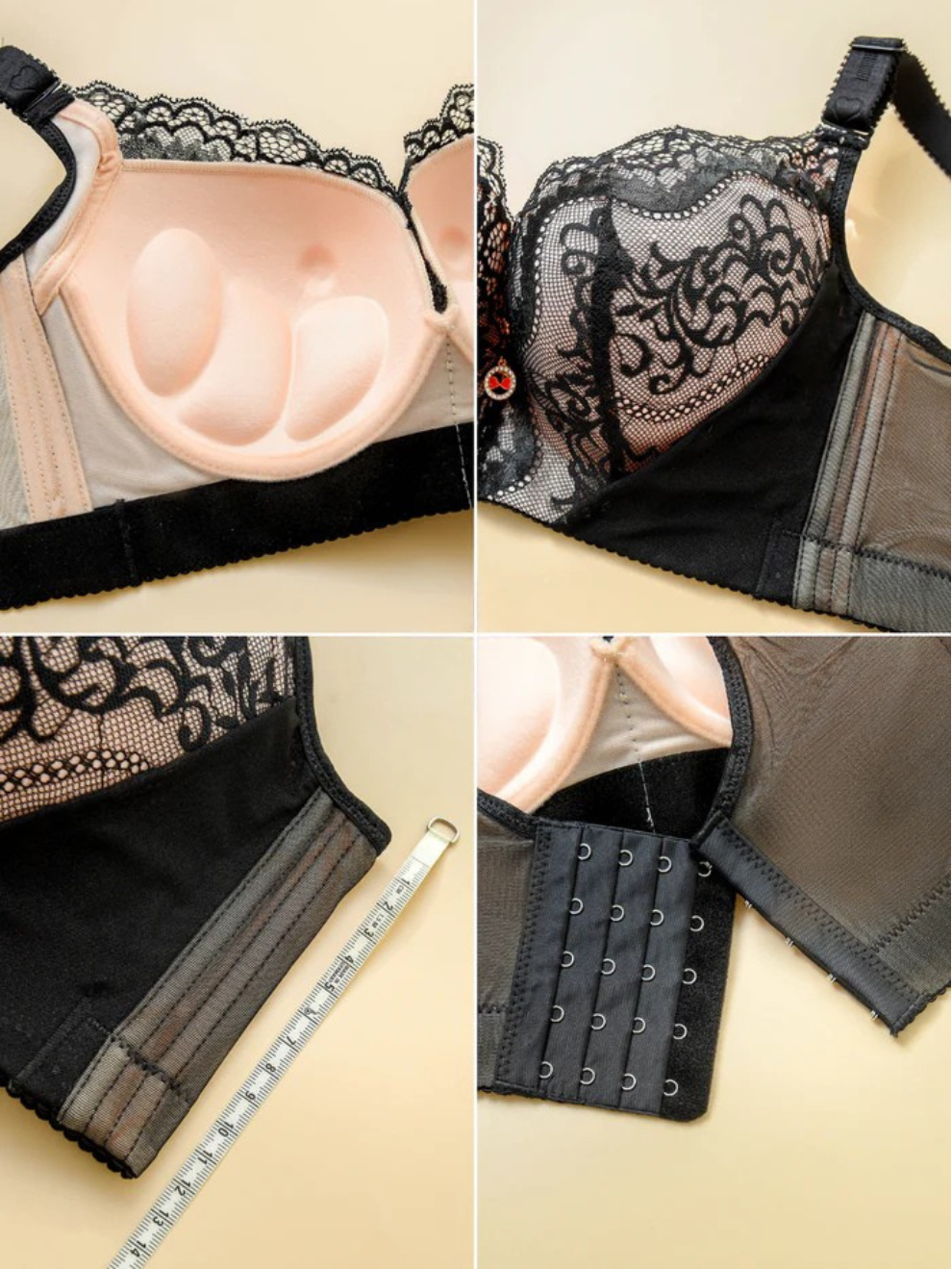 KIARA | SUJETADOR PUSH-UP CON ENCAJE