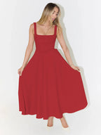 LUNA | VESTIDO MIDI ELEGANTE Y FEMENINO