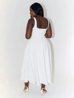 LUNA | VESTIDO MIDI ELEGANTE Y FEMENINO