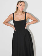 LUNA | VESTIDO MIDI ELEGANTE Y FEMENINO