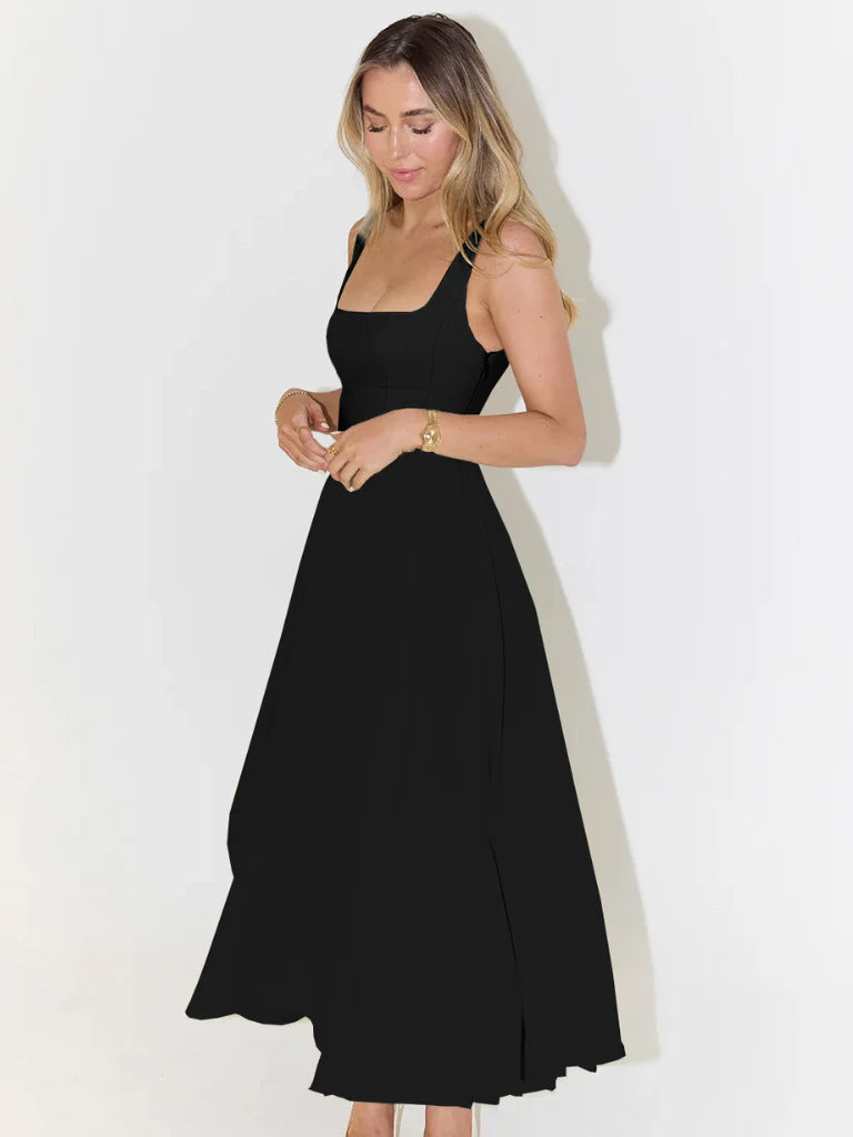 LUNA | VESTIDO MIDI ELEGANTE Y FEMENINO