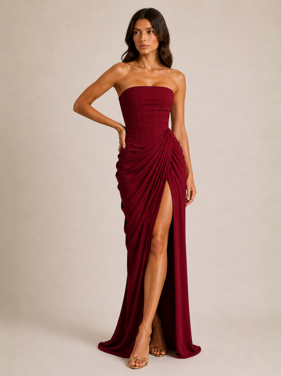 SCARLETT | VESTIDO LARGO ELEGANTE